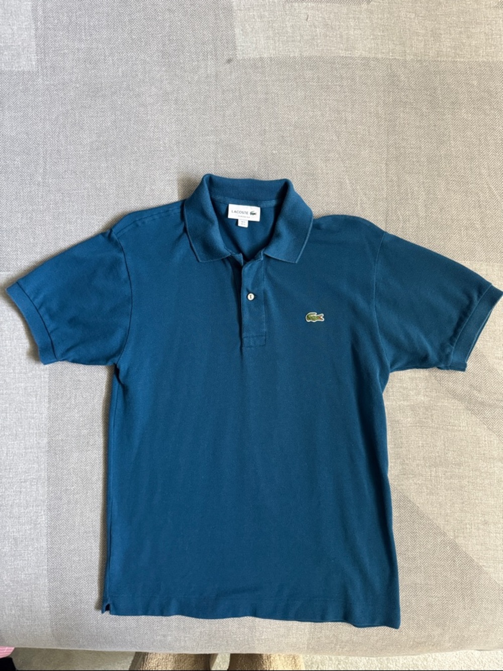 Lacoste Men's Polo Shirt in Dark Teal Blue